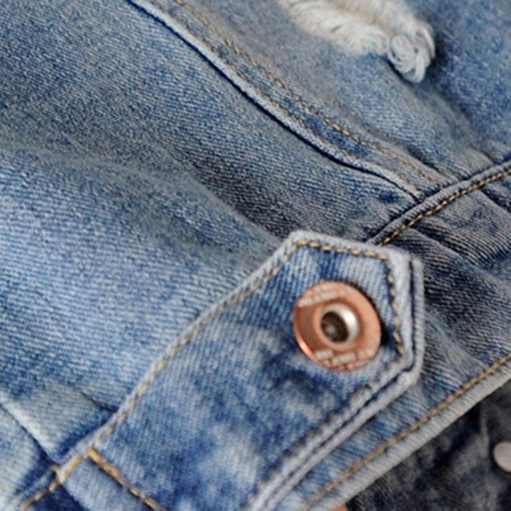 Jean Jacket Distressed - Picture 7 of 16